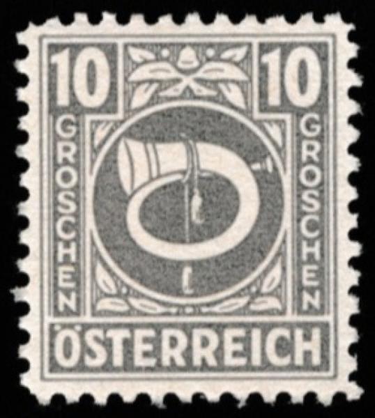 ANK 0697-0713 Posthorn 1945 complete set
